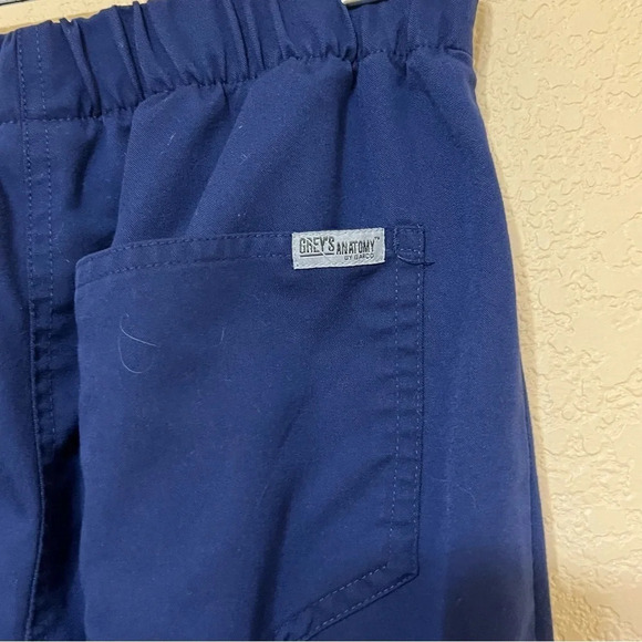 Grey's Anatomy Women’s Blue Drawstring 5 pocket Scrub Pants Size XS - Picture 4 of 12
